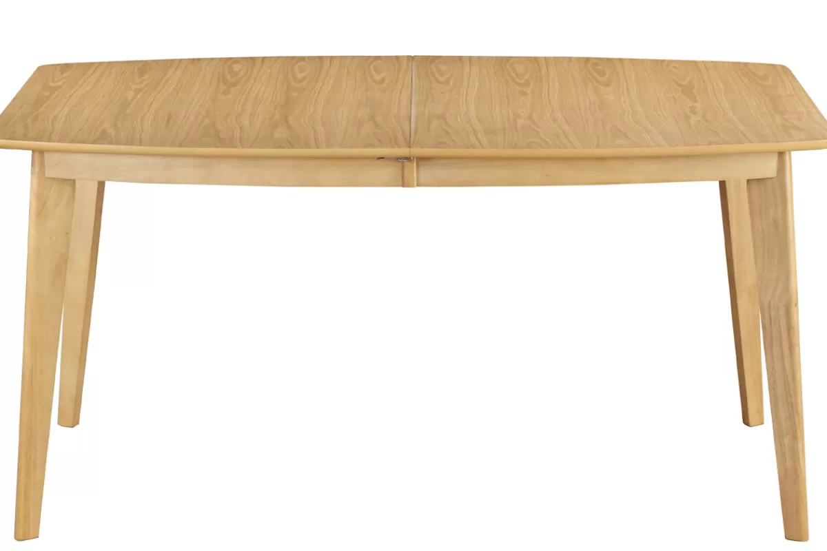 Miliboo Mesa De Comedor Fija | Mesa Extensible-Mesa de comedor extensible nórdica en madera clara L150-200 LEENA