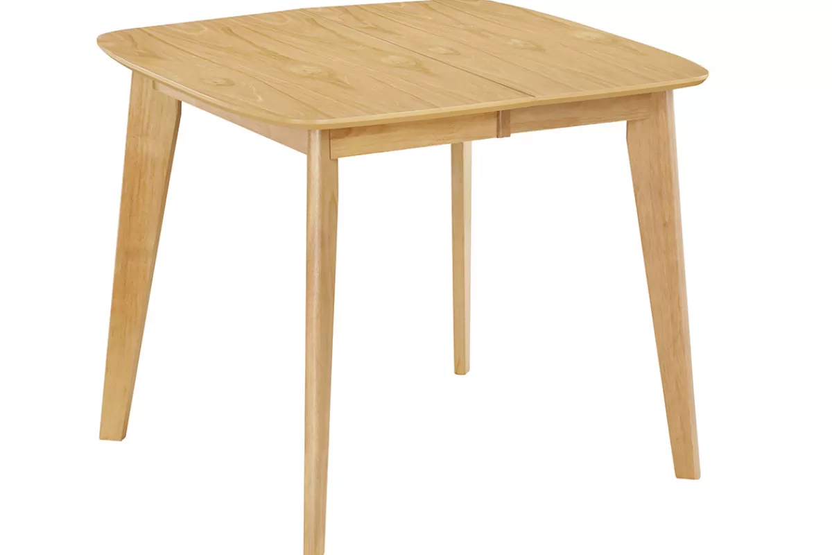 Miliboo Mesa De Comedor Fija | Mesa Extensible-Mesa de comedor extensible nórdica en madera clara L90-130 LEENA