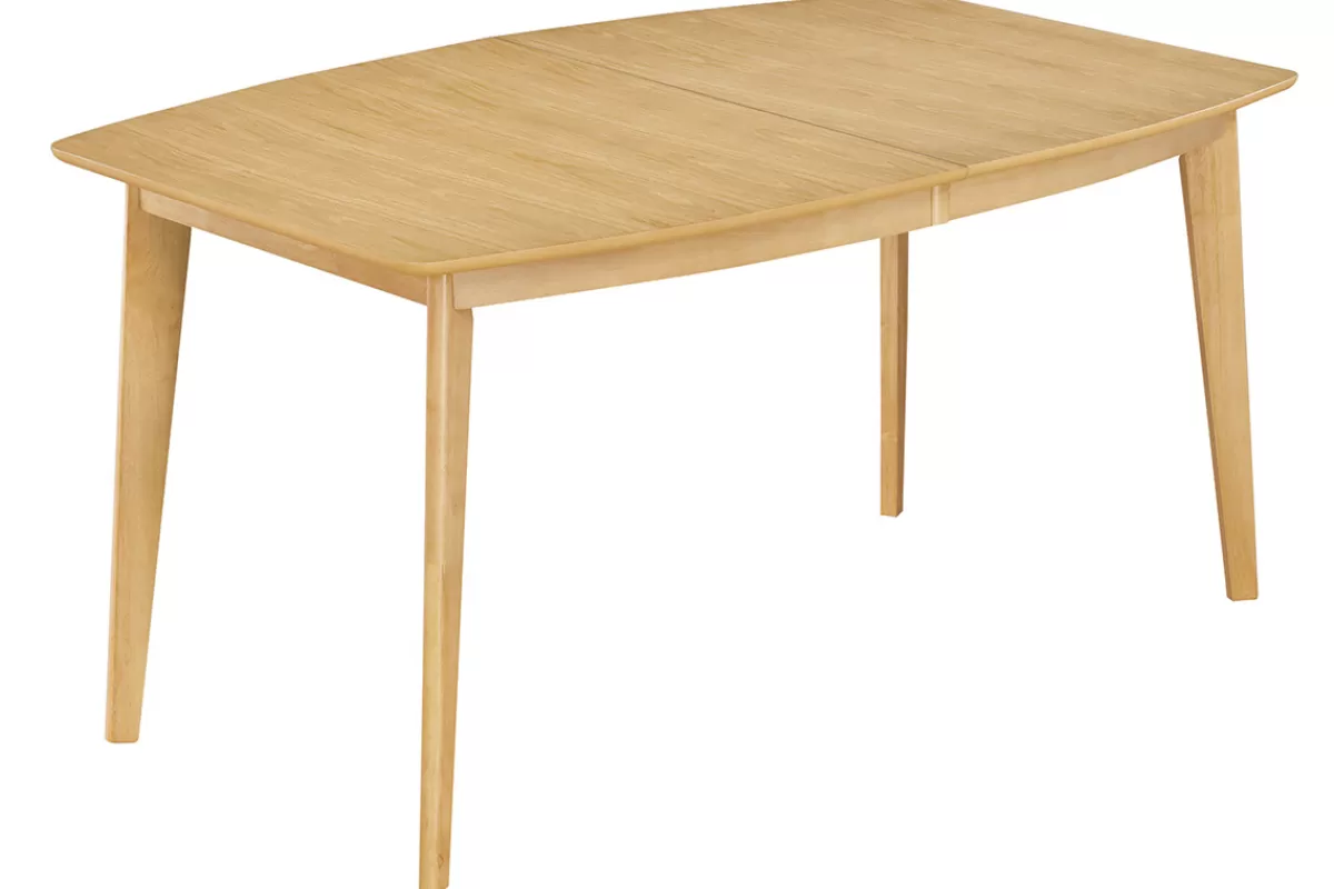 Miliboo Mesa De Comedor Fija | Mesa Extensible-Mesa de comedor extensible nórdica en madera clara L150-200 LEENA