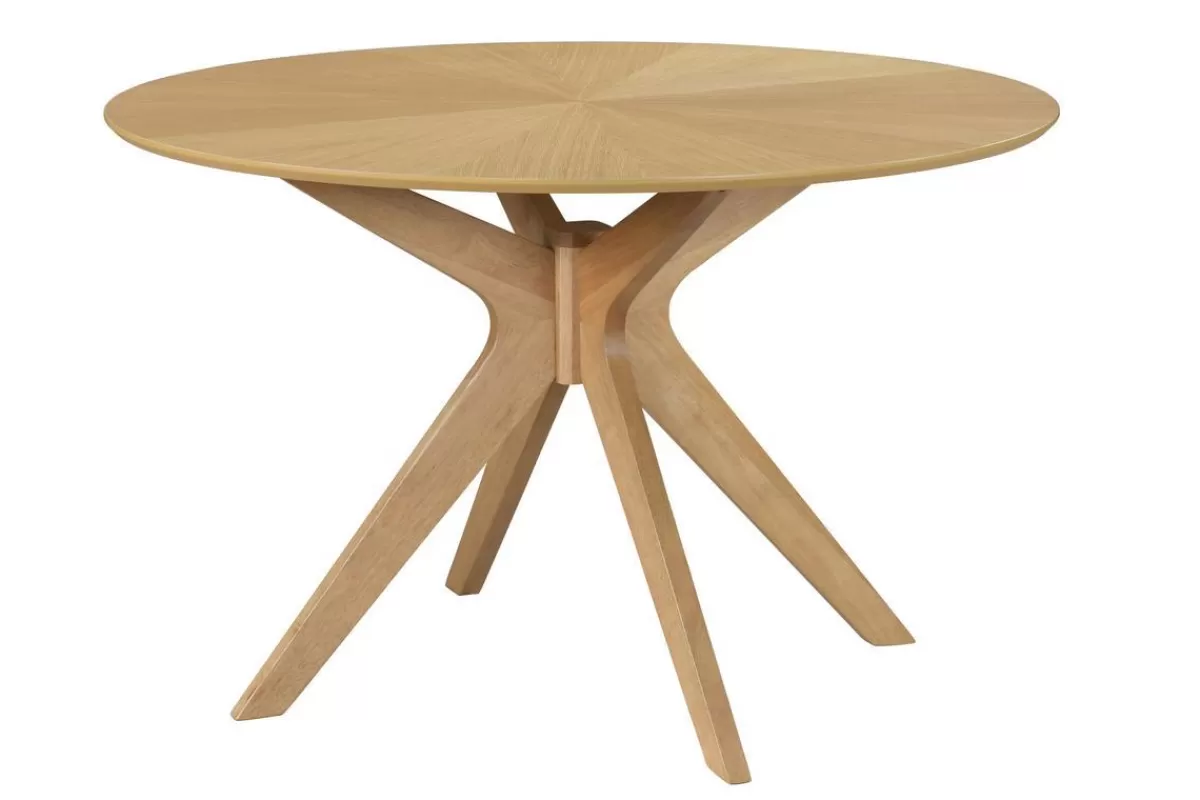 Miliboo Mesa De Comedor Fija-Mesa de comedor ovalada de diseño en roble 160 cm DIELLI