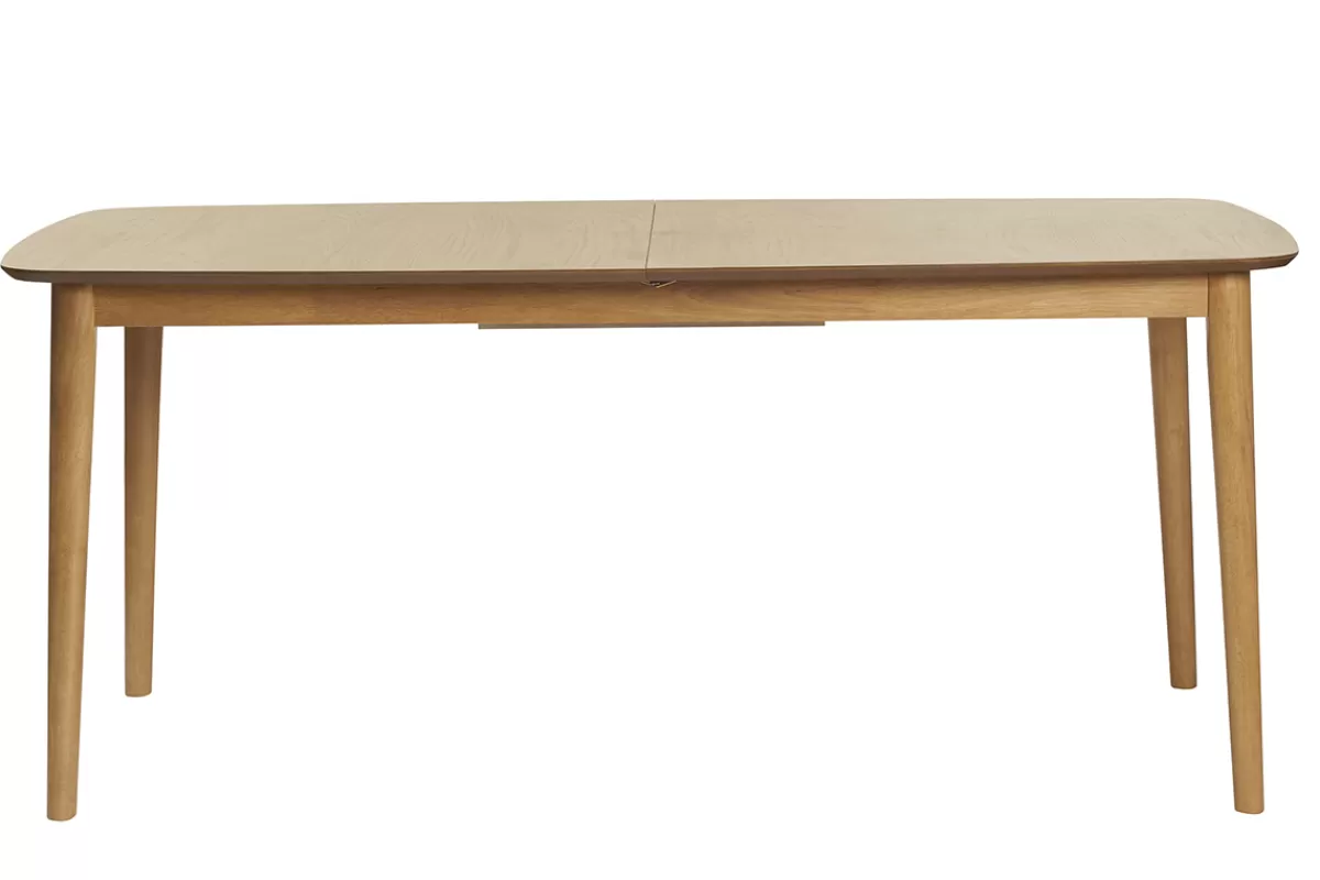 Miliboo Mesa De Comedor Fija | Mesa Extensible-Mesa de comedor rectangular extensible de madera de roble claro 180-220 cm EGO