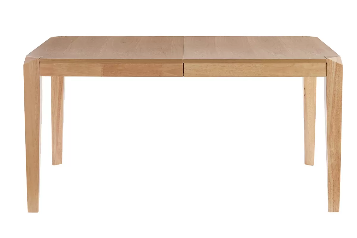 Miliboo Mesa De Comedor Fija | Mesa Extensible-Mesa extensible de contrachapado de fresno y madera de caucho 150-180 cm BOLLY