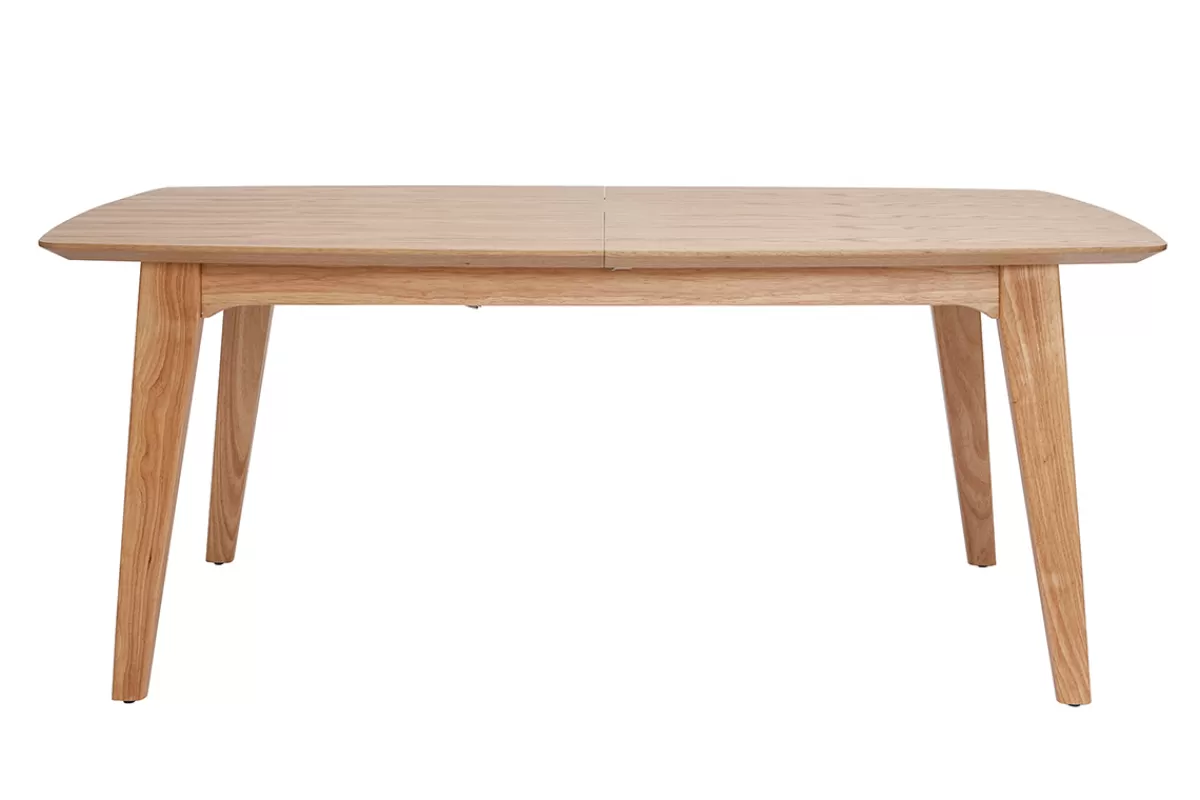 Miliboo Mesa De Comedor Fija | Mesa Extensible-Mesa extensible nórdica de contrachapado de roble 180-230 cm FIFTIES
