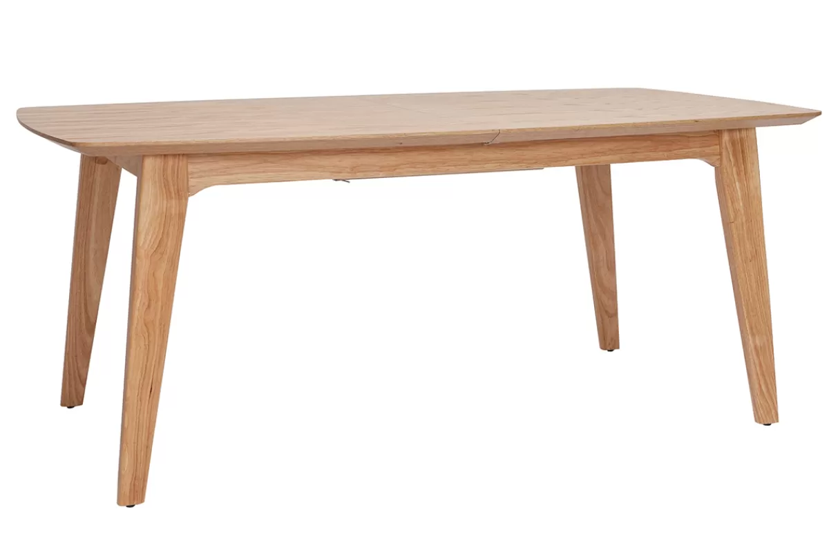 Miliboo Mesa De Comedor Fija | Mesa Extensible-Mesa extensible nórdica de contrachapado de roble 180-230 cm FIFTIES