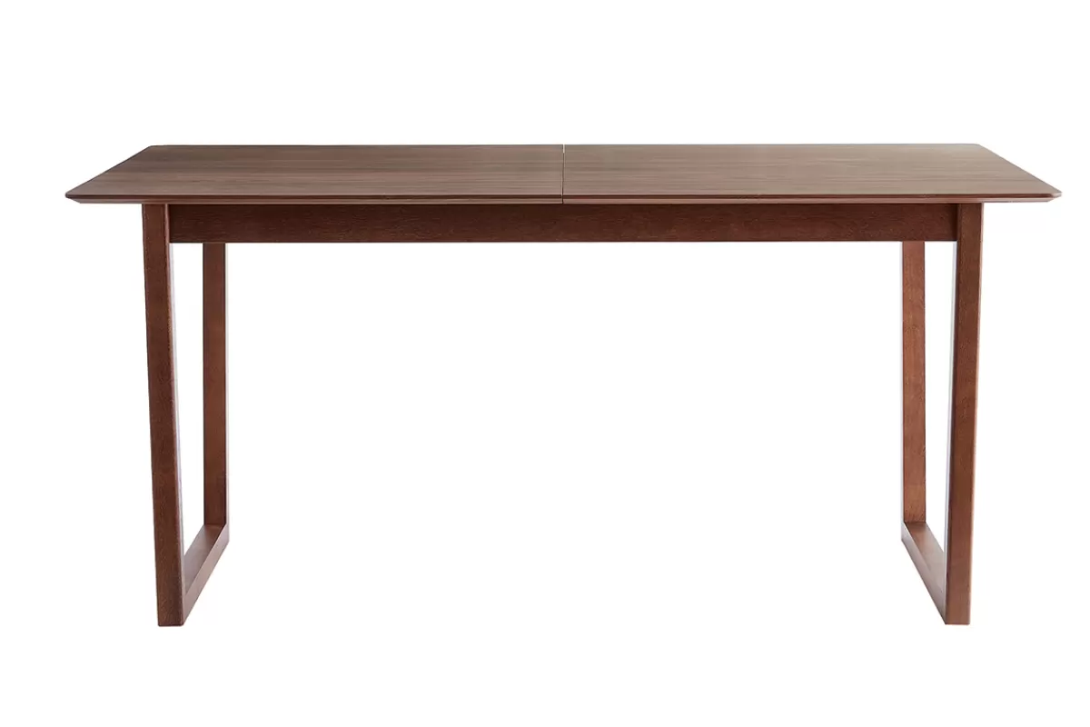 Miliboo Mesa De Comedor Fija | Mesa Extensible-Mesa extensible rectangular de nogal 160-240 cm LAHO