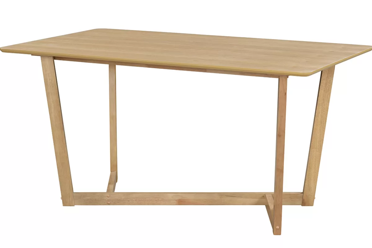 Miliboo Mesa De Comedor Fija-Mesa rectangular de diseño de madera clara 150 cm KOUK