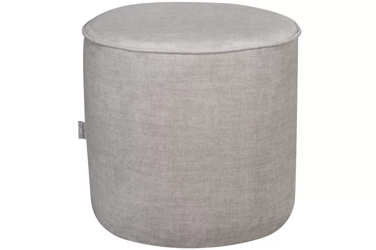Miliboo Puffs / Reposapiés | Puffs / Reposapiés-Puf redondo de tela beige 40 cm diám. COQ