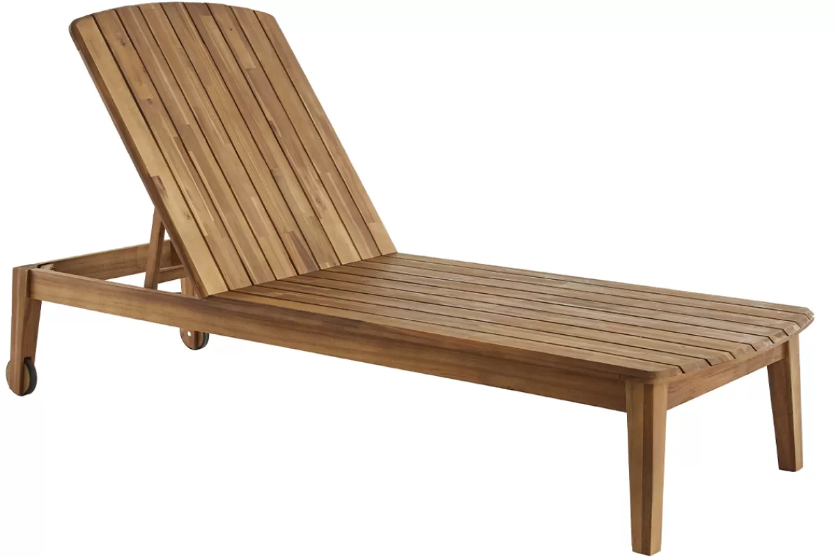 Miliboo Tumbonas/hamacas-Set de 2 tumbonas de acacia maciza CANOPEE