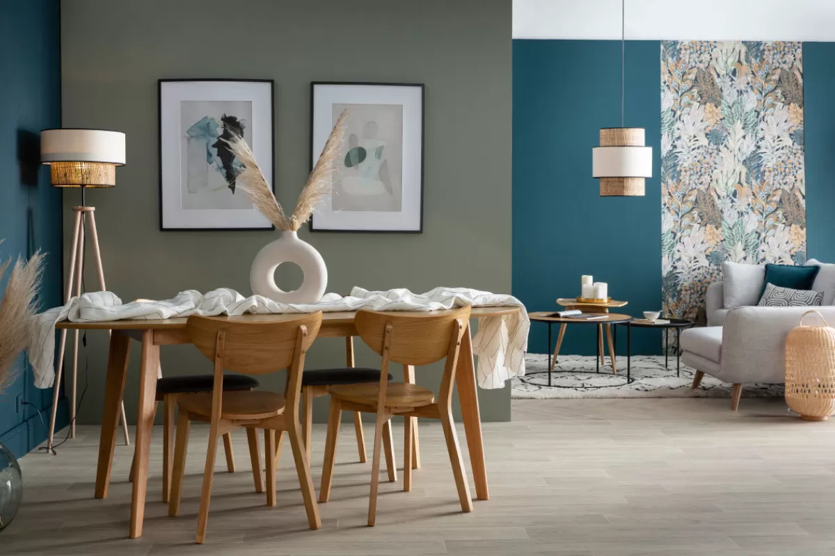 Miliboo Sillas Modernas | Sillas De Madera-Sillas diseño roble LEENA (lote de 2)