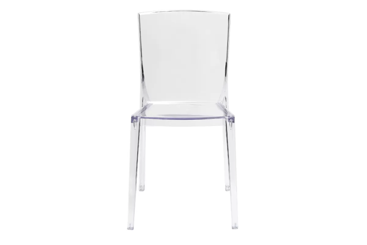 Miliboo Sillas Modernas | Silla De Jardín-Sillas modernas transparentes lote de 2 ISLAND