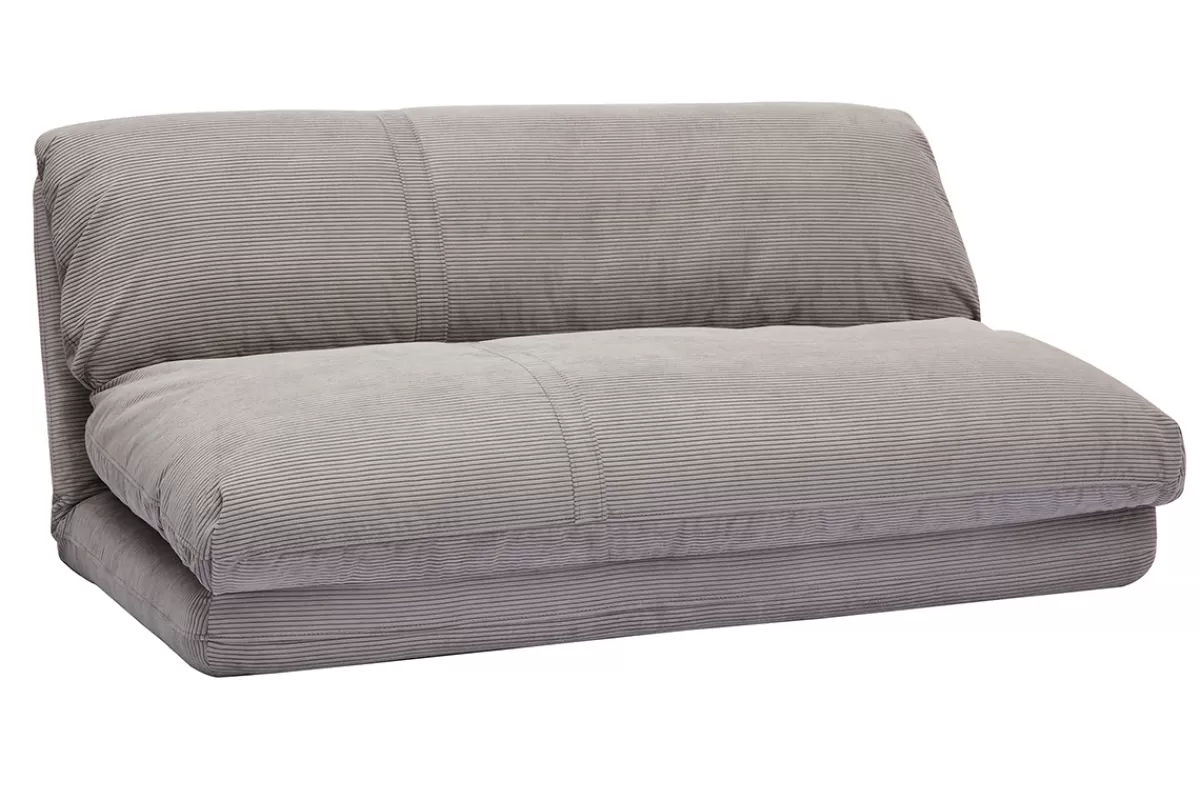 Miliboo Sillones Cama-Sillón cama de 2 plazas de pana gris claro SPENCER