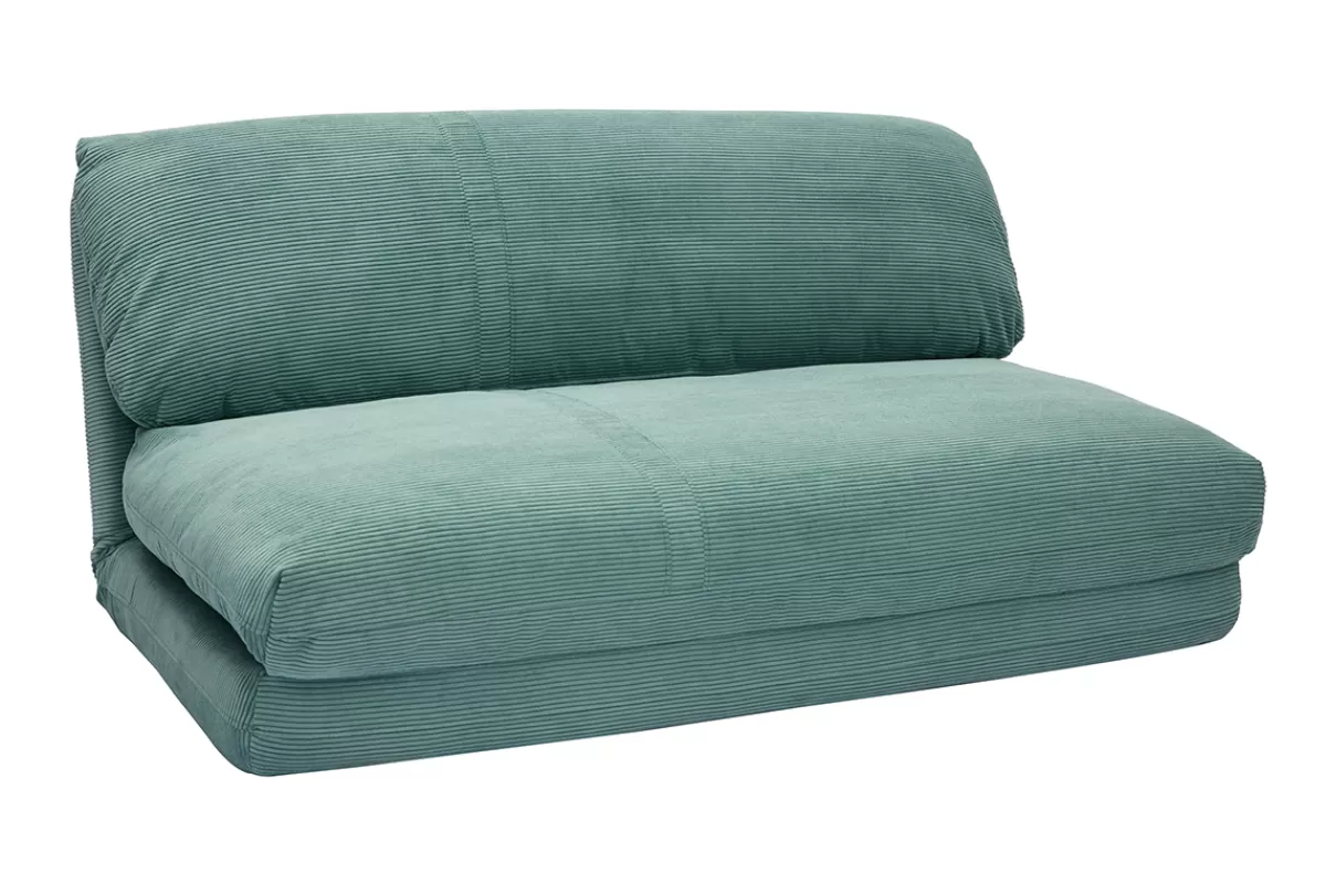 Miliboo Sillones Cama-Sillón cama de 2 plazas de pana verde celadón SPENCER