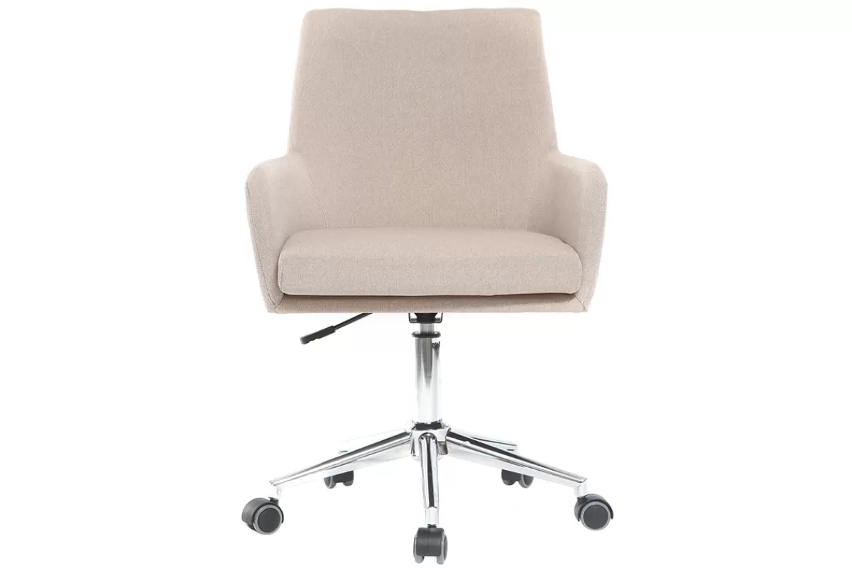 Miliboo Silla De Oficina | Sillón De Oficina A Precios Bajos-Sillón de escritorio diseño tejido natural SHANA