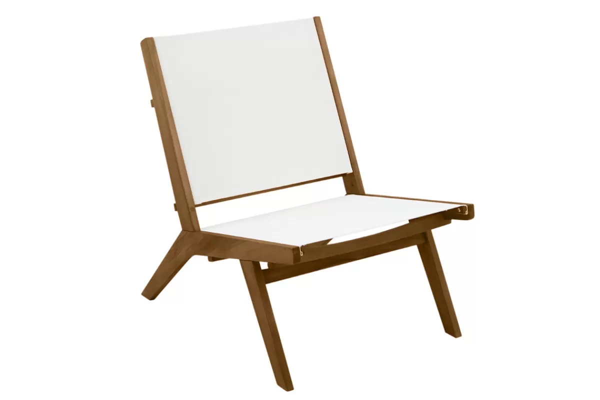 Miliboo Silla De Jardín-Sillón de jardín de madera maciza MALIBU