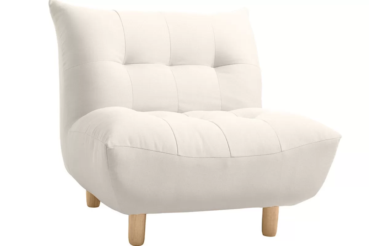Miliboo Sillones | Sillón-Sillón diseño escandinavo natural YUMI