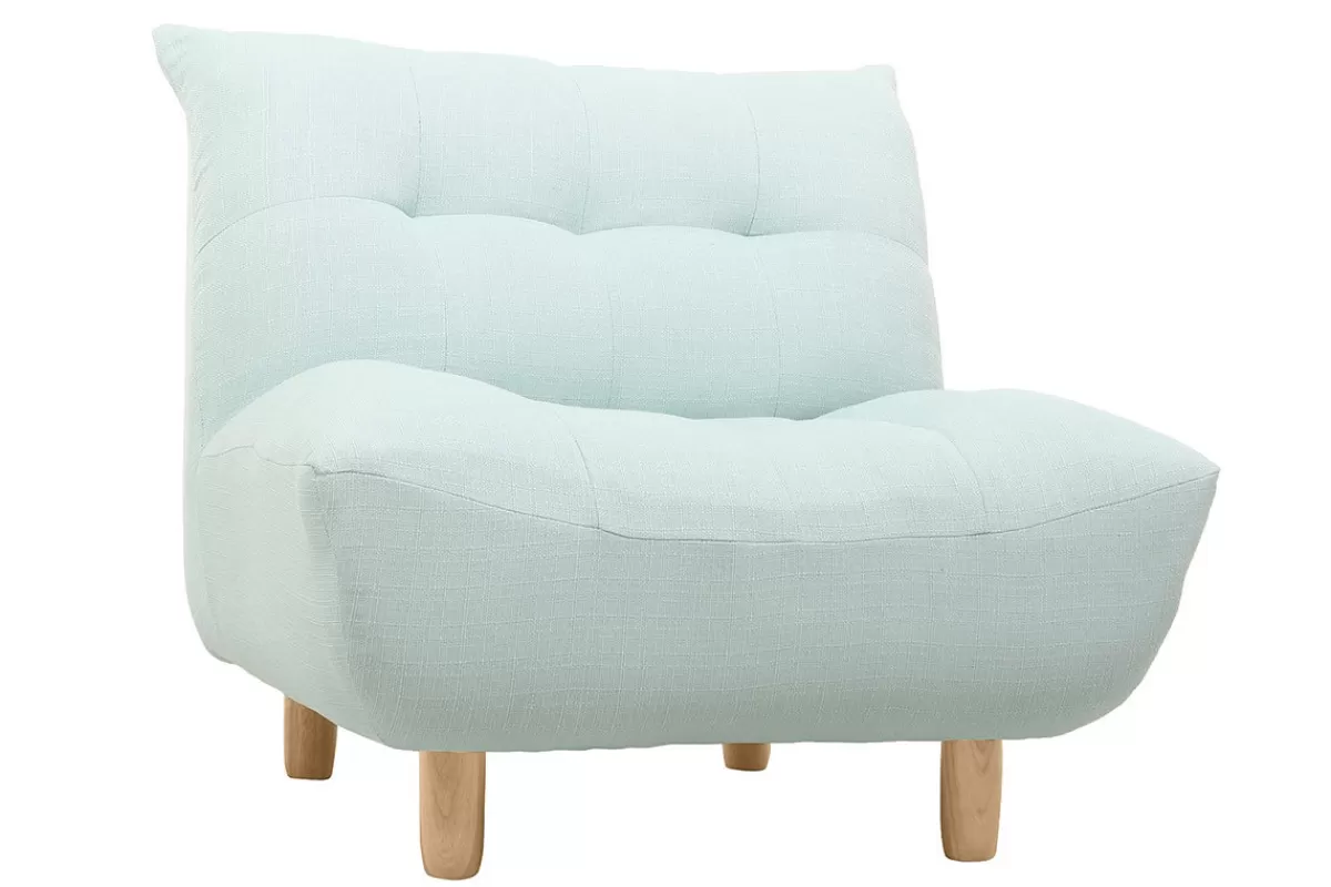 Miliboo Sillones | Sillón-Sillón diseño escandinavo verde agua YUMI