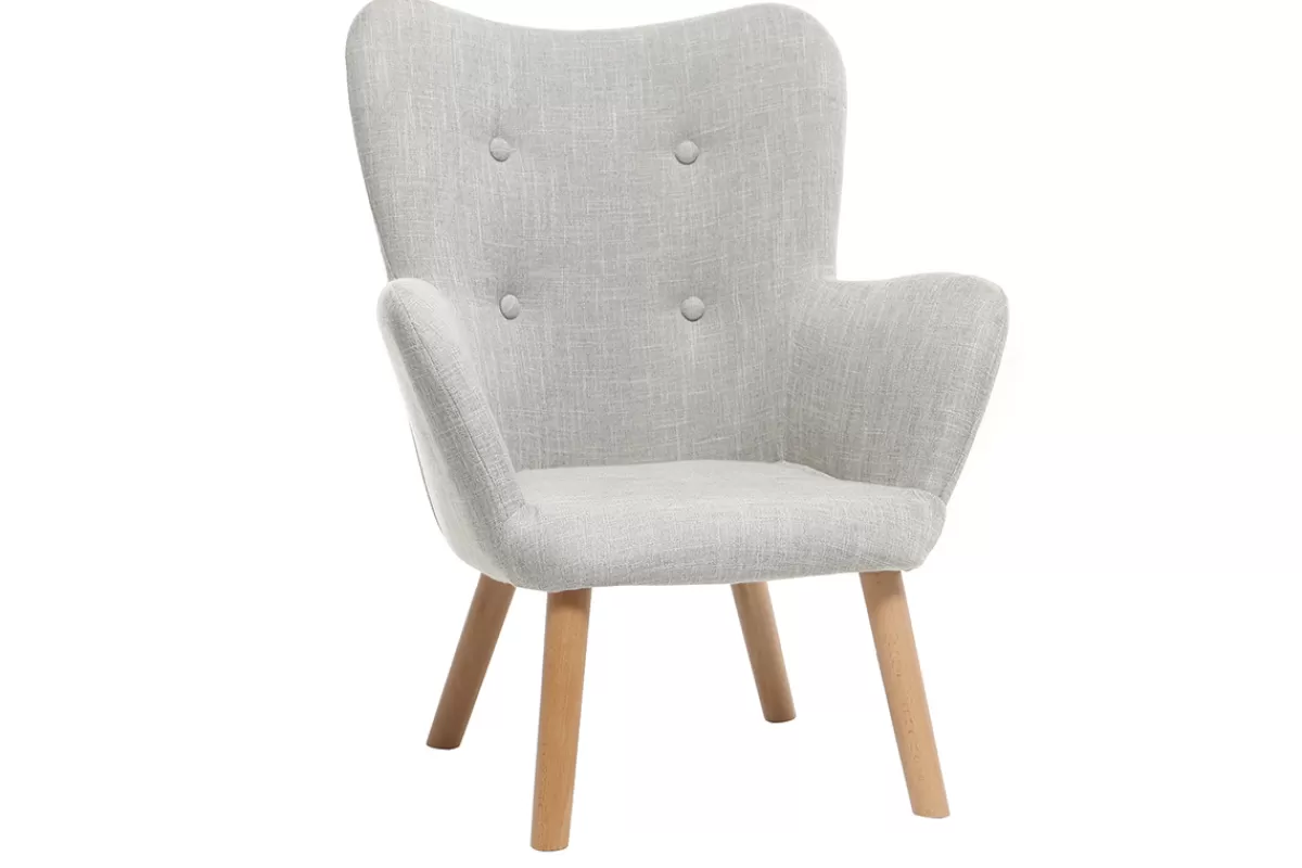 Miliboo Sillón Niño-Sillón infantil gris BABY BRISTOL