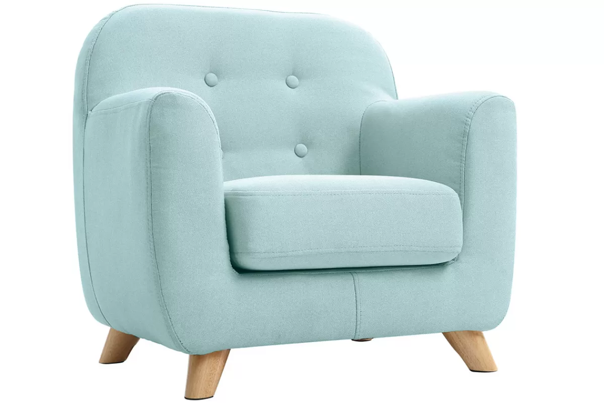 Miliboo Sillón Niño-Sillón infantil nórdico verde menta NORKID