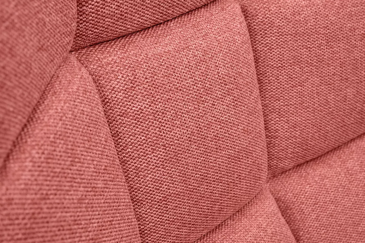 Miliboo Sillones | Sillón-Sillón nórdico con tejido efecto aterciopelado texturizado color terracota y madera BRODY