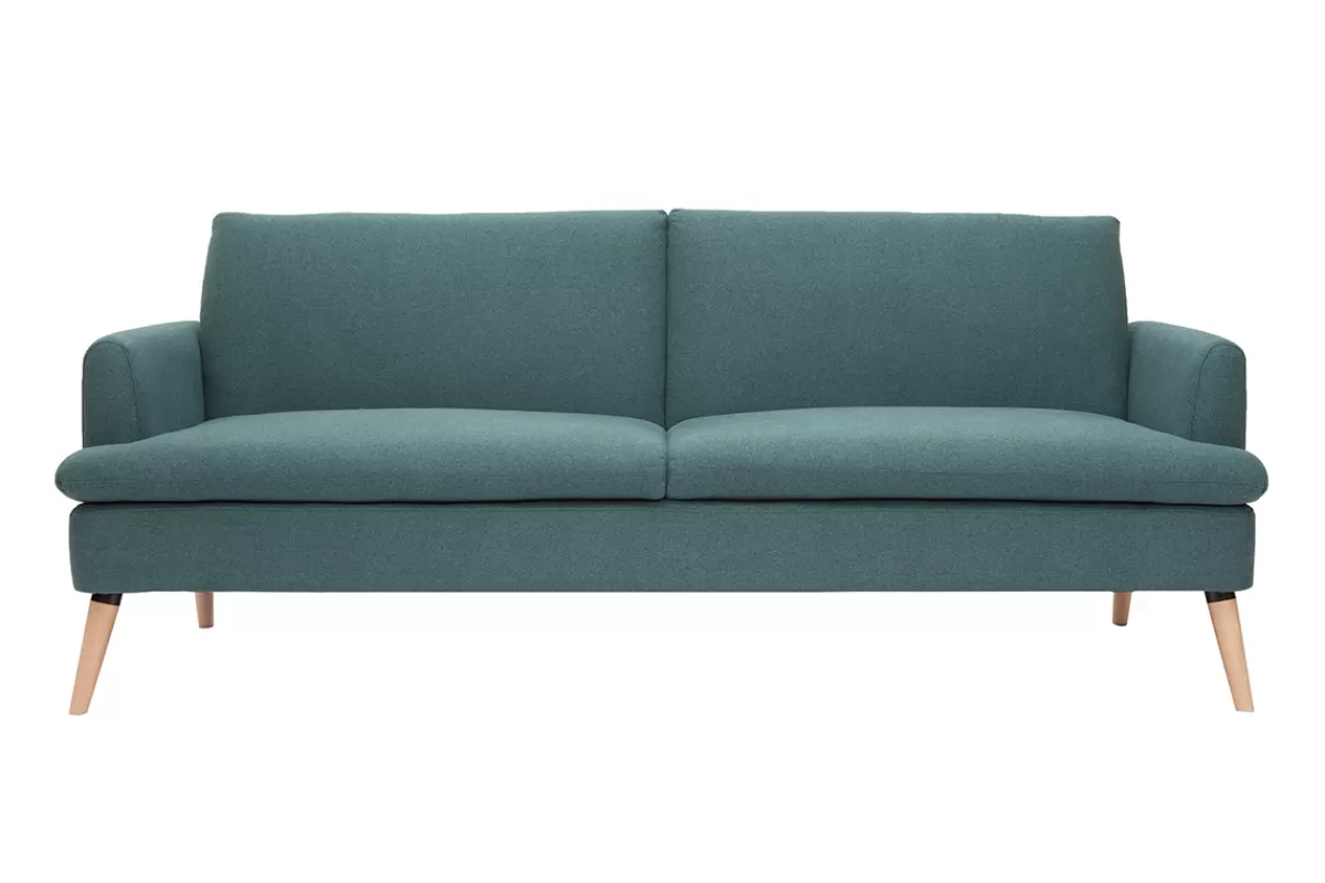 Miliboo Sofá Cama-Sofá cama nórdico 3 plazas verde STEWART
