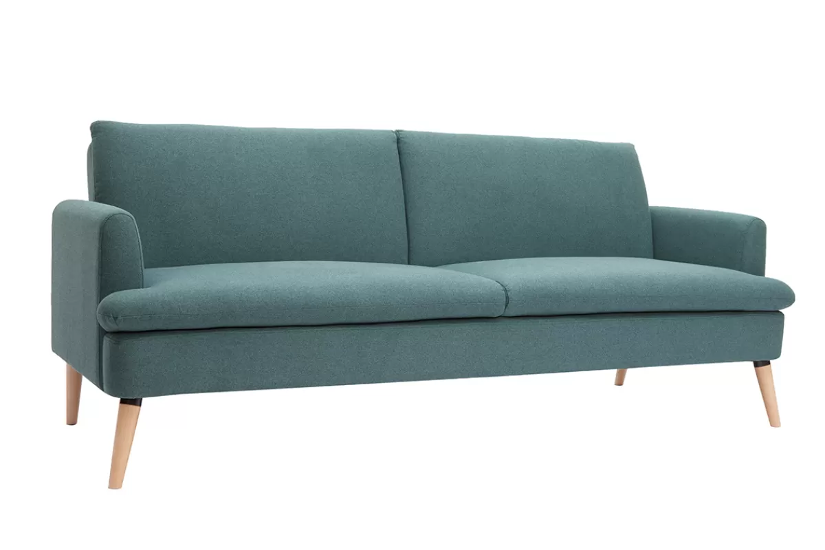 Miliboo Sofá Cama-Sofá cama nórdico 3 plazas verde STEWART