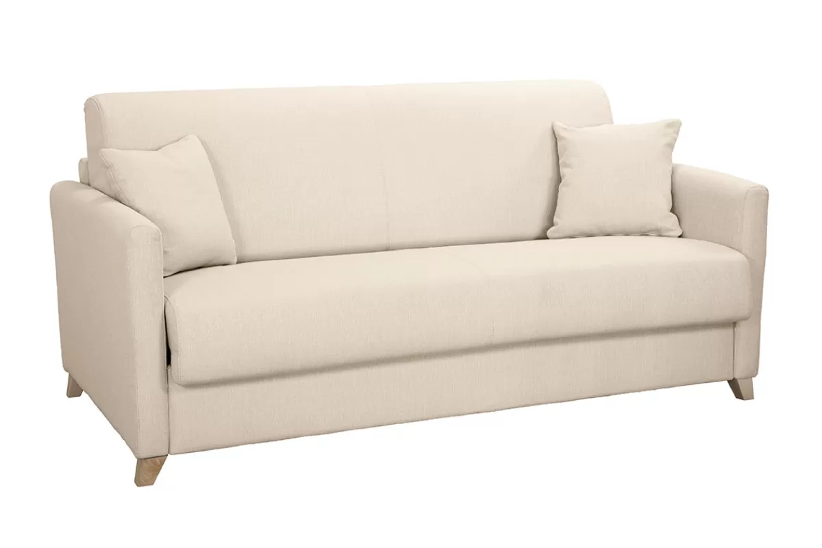 Miliboo Sofá Cama-Sofá convertible 3 plazas nórdico beige SKANDY