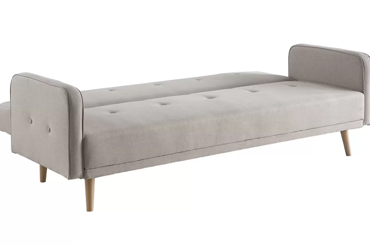Miliboo Sofá Cama | Sofá Esquinero-Sofá de esquina convertible escandinavo natural ULLA