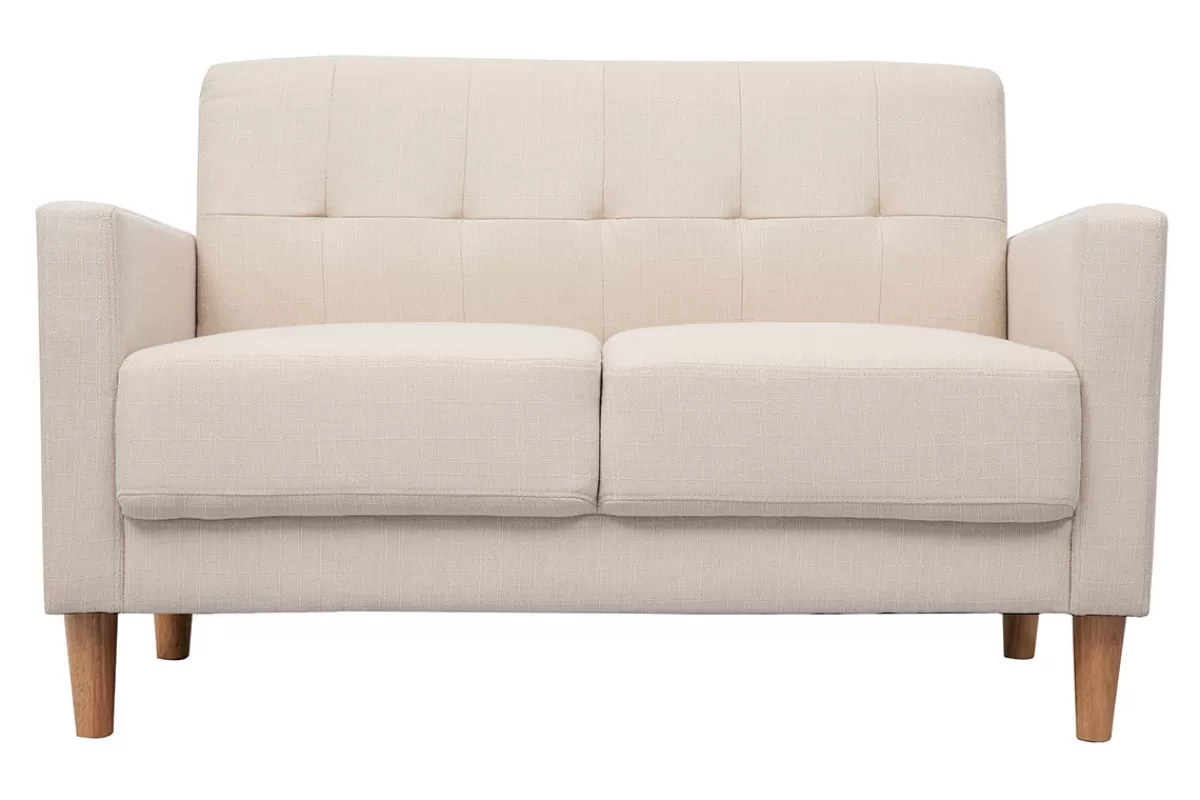 Miliboo Sofá De Diseño-Sofá diseño 2 plazas beige MOON