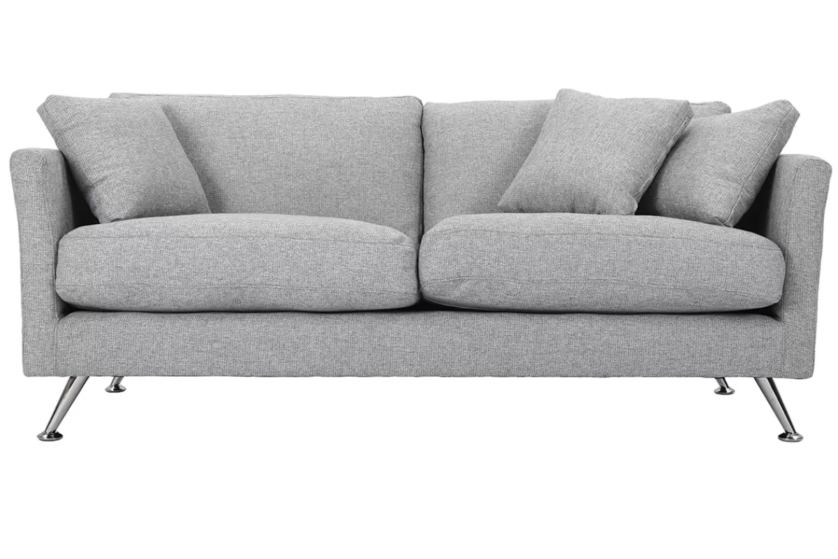 Miliboo Sofá De Diseño-Sofá diseño 3 plazas diseño gris claro VOLUPT