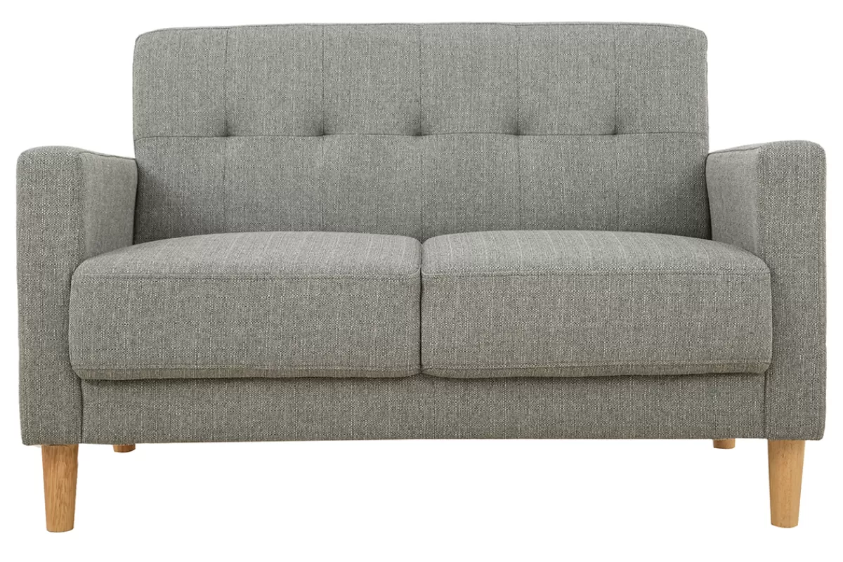 Miliboo Sofá De Diseño-Sofá diseño 2 plazas gris MOON