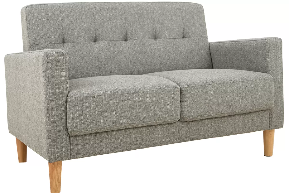 Miliboo Sofá De Diseño-Sofá diseño 2 plazas gris MOON
