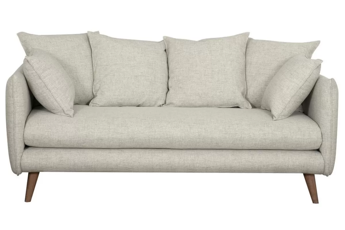 Miliboo Sofá De Diseño-Sofá nórdico 3 plazas beige OLYMPIA