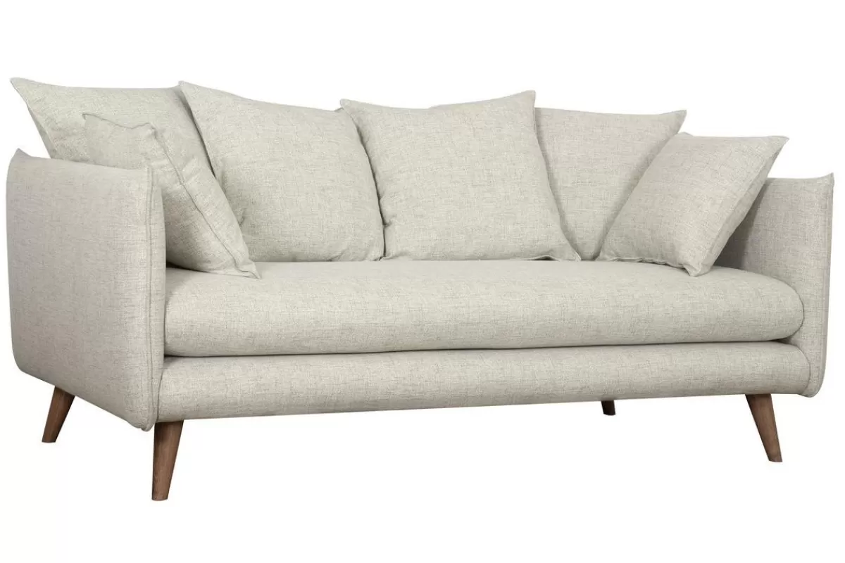 Miliboo Sofá De Diseño-Sofá nórdico 3 plazas beige OLYMPIA