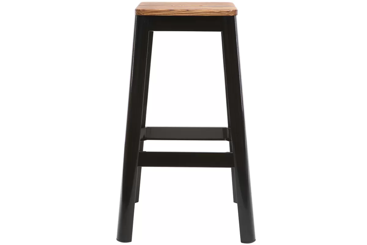 Miliboo Taburetes De Bar-Taburete de bar diseño negro A75cm NICK
