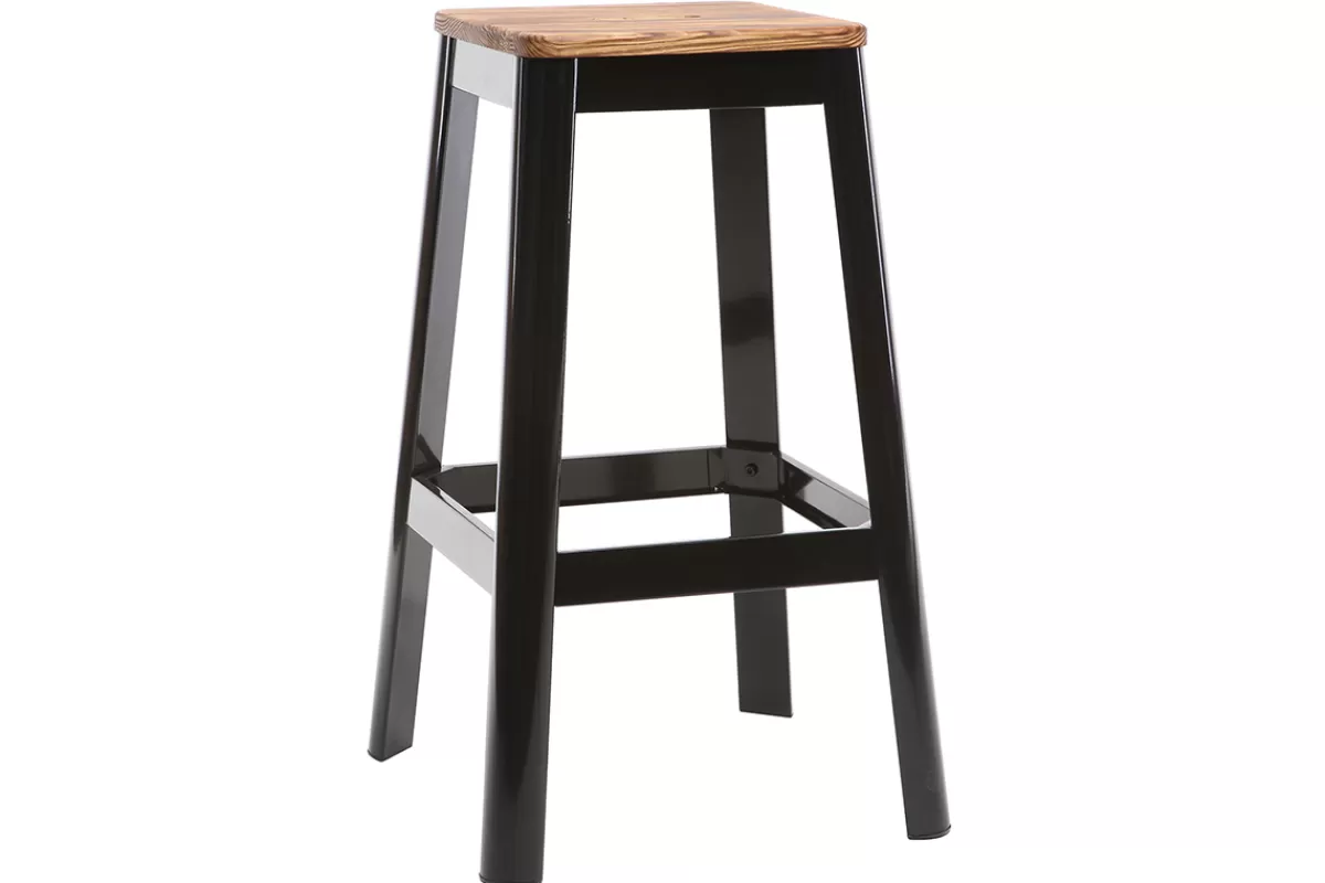 Miliboo Taburetes De Bar-Taburete de bar diseño negro A75cm NICK