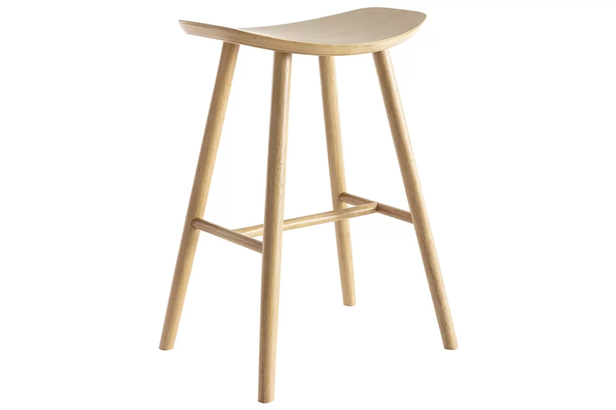 Miliboo Taburetes De Bar-Taburete de bar madera clara 65 cm DEMORY