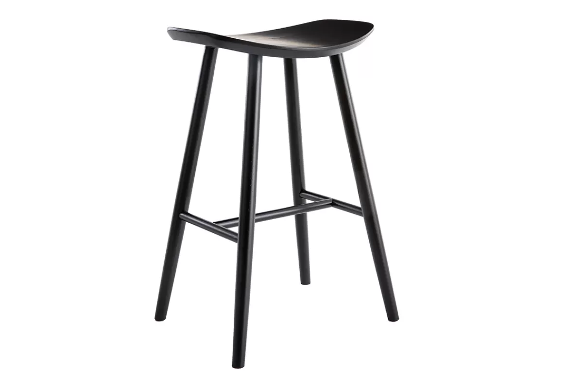 Miliboo Taburetes De Bar-Taburete de bar moderno nogal 72cm DEMORY