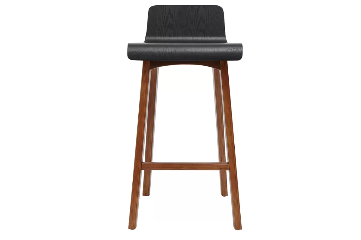 Miliboo Taburetes De Bar-Taburete de bar negro 65 cm BALTIK
