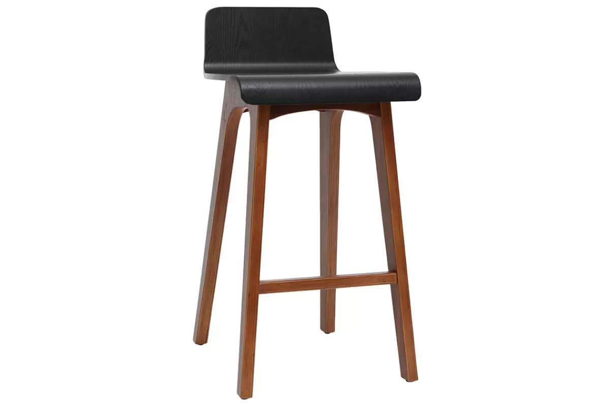 Miliboo Taburetes De Bar-Taburete de bar negro 65 cm BALTIK