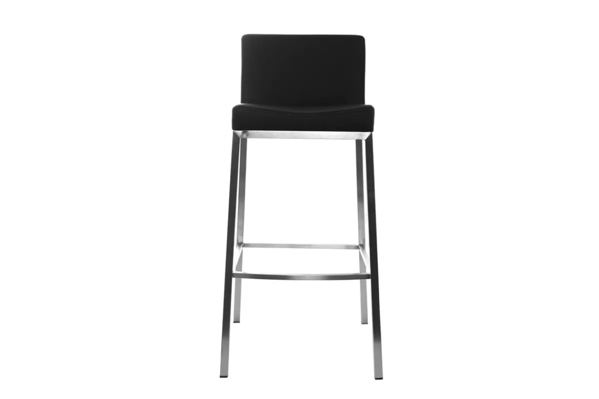 Miliboo Taburetes De Bar-Taburete diseño 66cm negro lote de 2 EPSILON