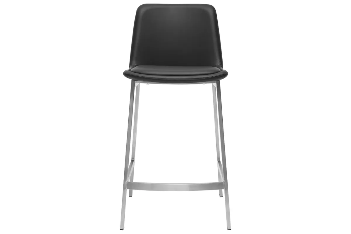 Miliboo Taburetes De Bar-Taburetes de bar modernos negros 66 cm (lote de 2) ARSENE