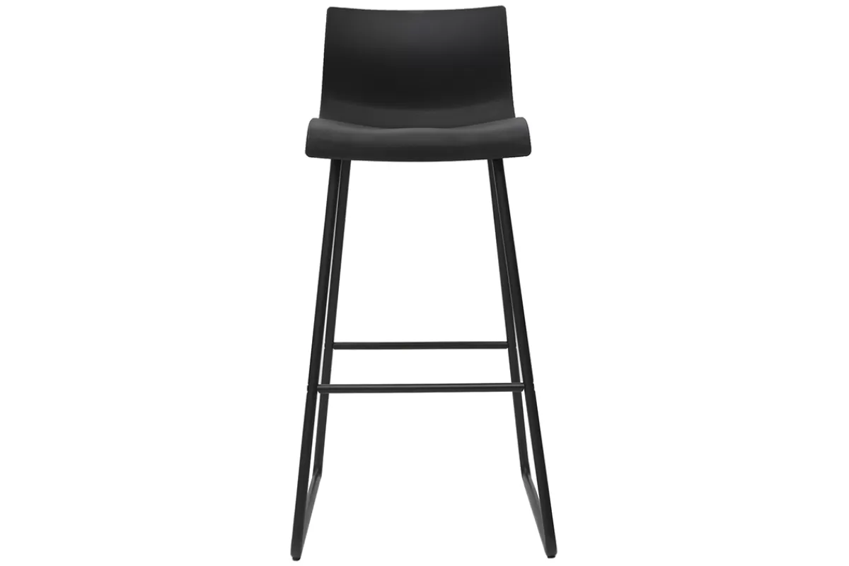 Miliboo Taburetes De Bar-Taburetes de bar modernos negros 76 cm (lote de 2) ONA