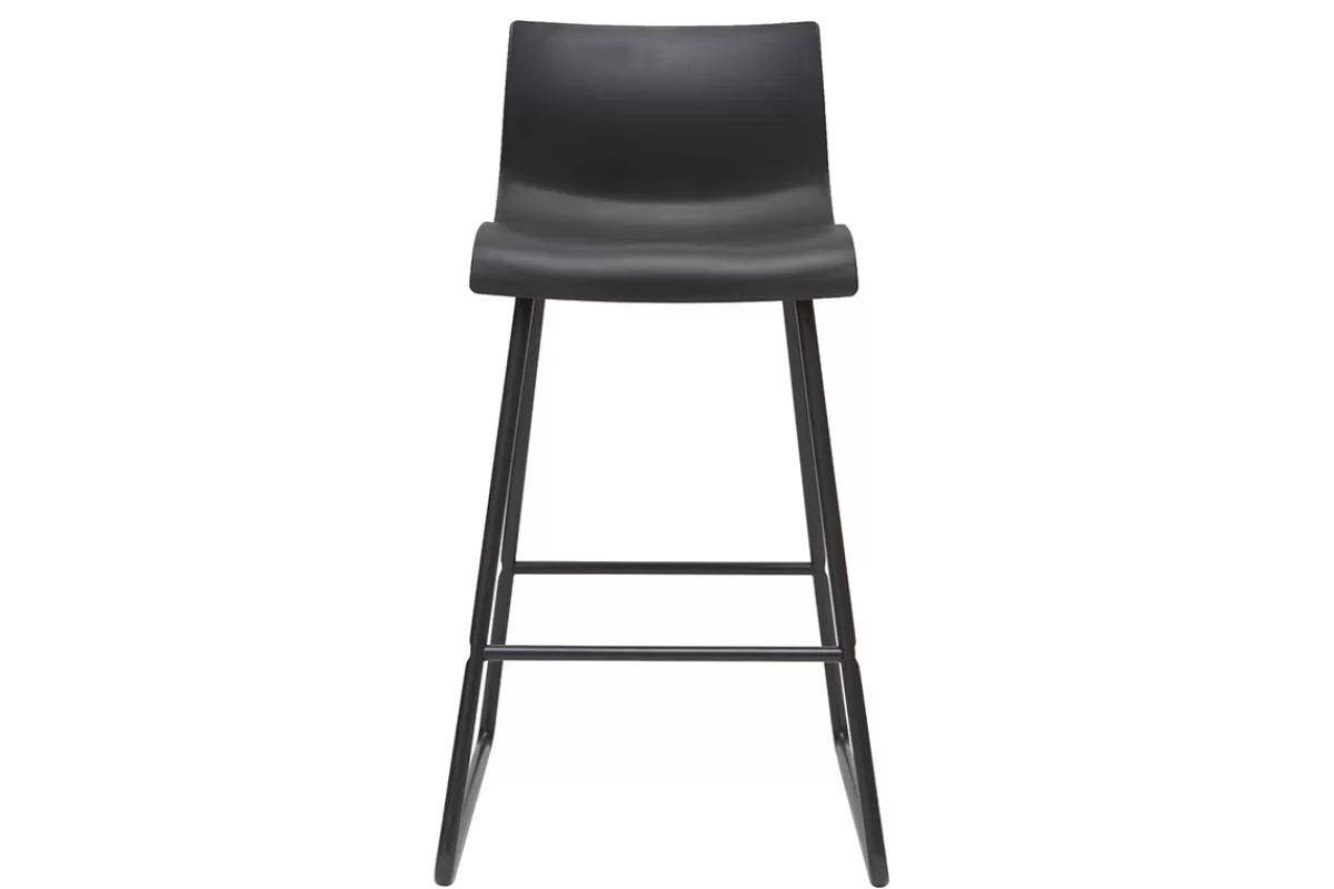 Miliboo Taburetes De Bar-Taburetes de bar modernos negros 65 cm (lote de 2) ONA