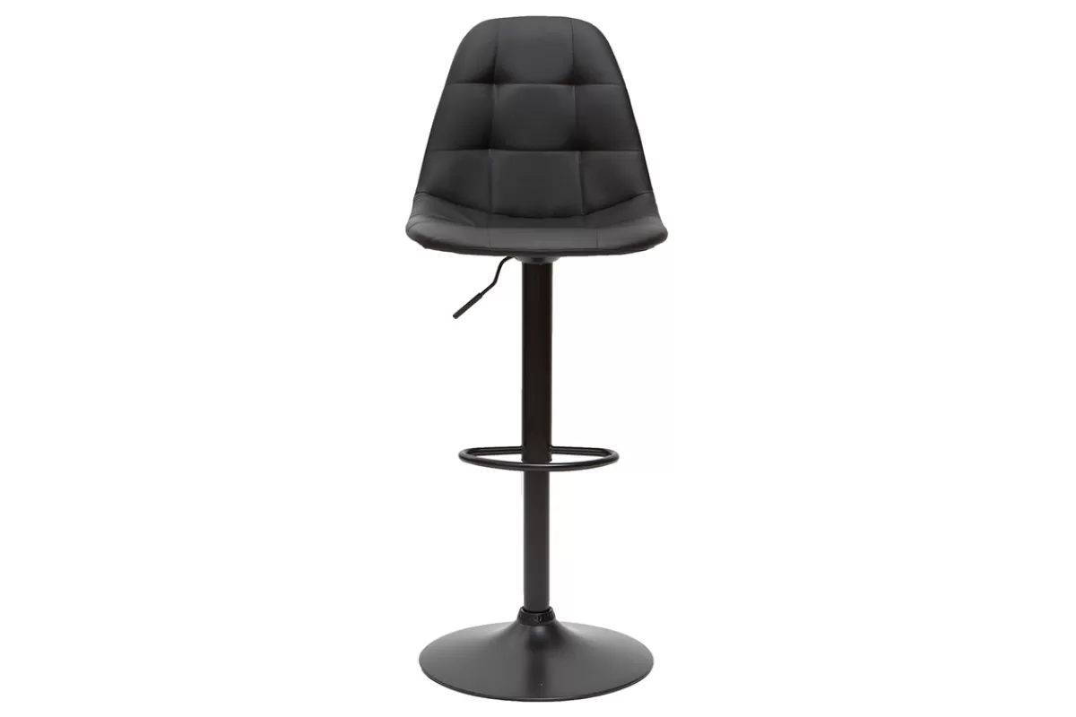 Miliboo Taburetes De Bar-Taburetes de bar modernos regulables negro (lote de 2) COX